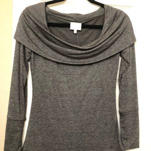 Gray Deletta XS Long Sleeved Top